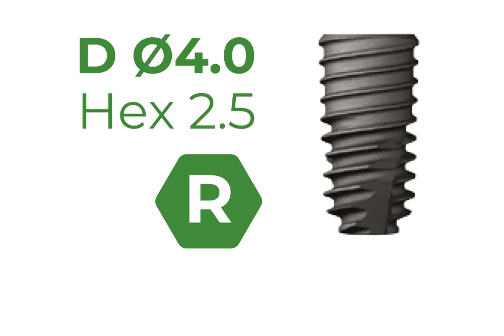TSIII SA 4.0 mm Hex 2.5 Regular 7