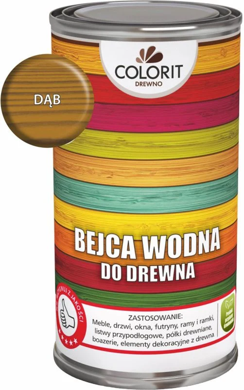 Vandbaseret bejdse Colorit træ eg 0,5 l