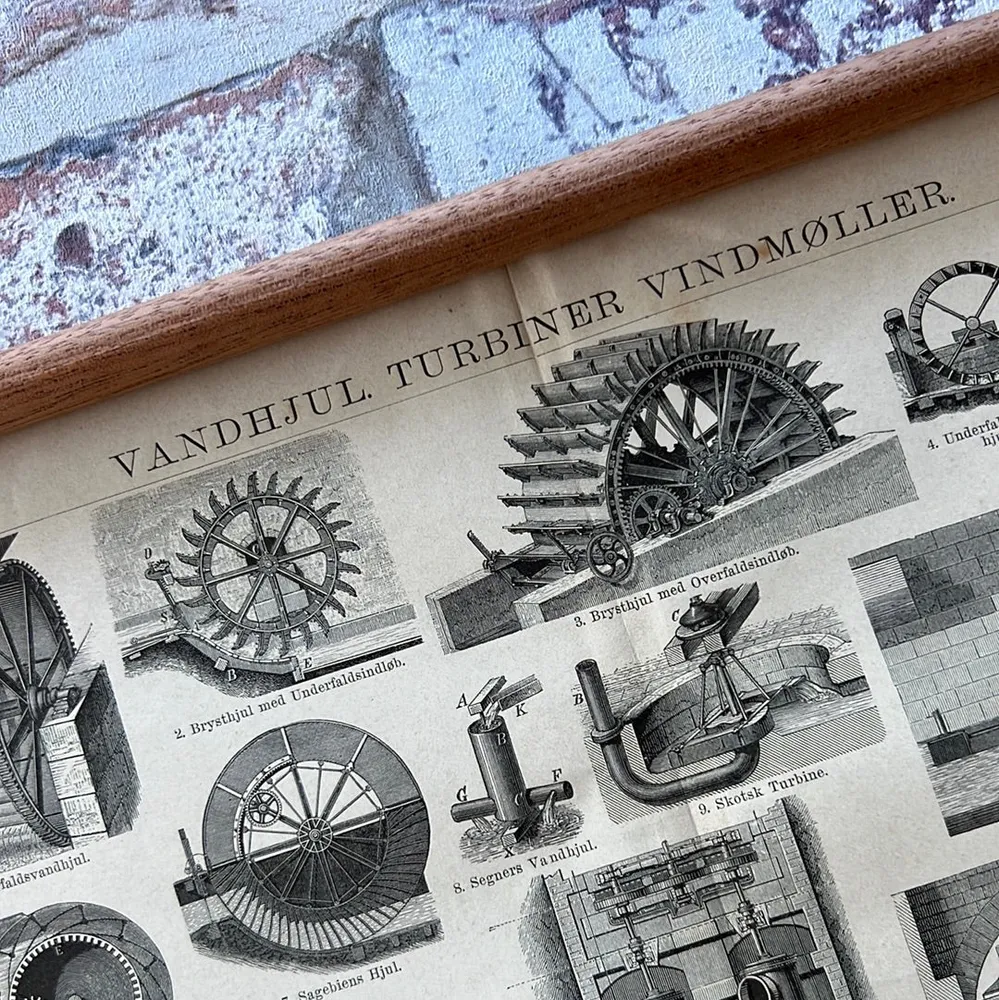 Vandhjul turbiner vindmøller Brushed Nickel