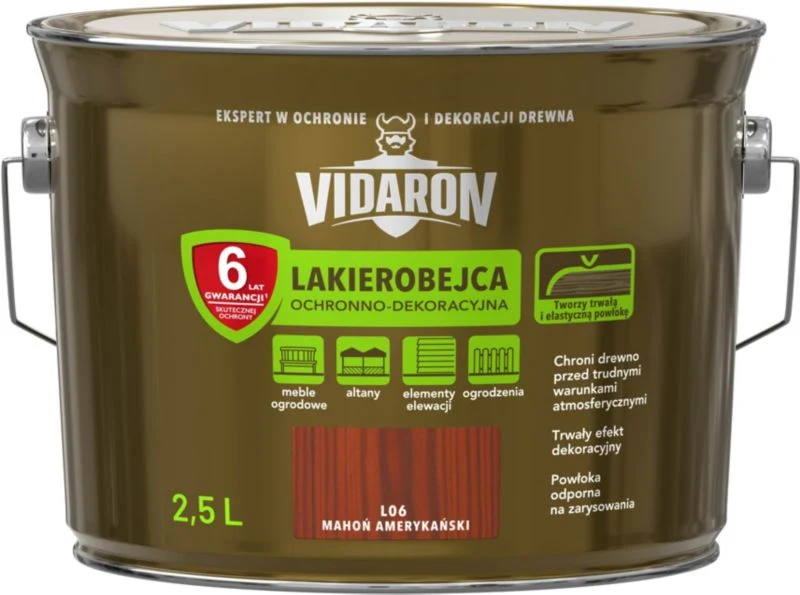Vidaron lakbejdse amerikansk rich mahogany 2,5 l