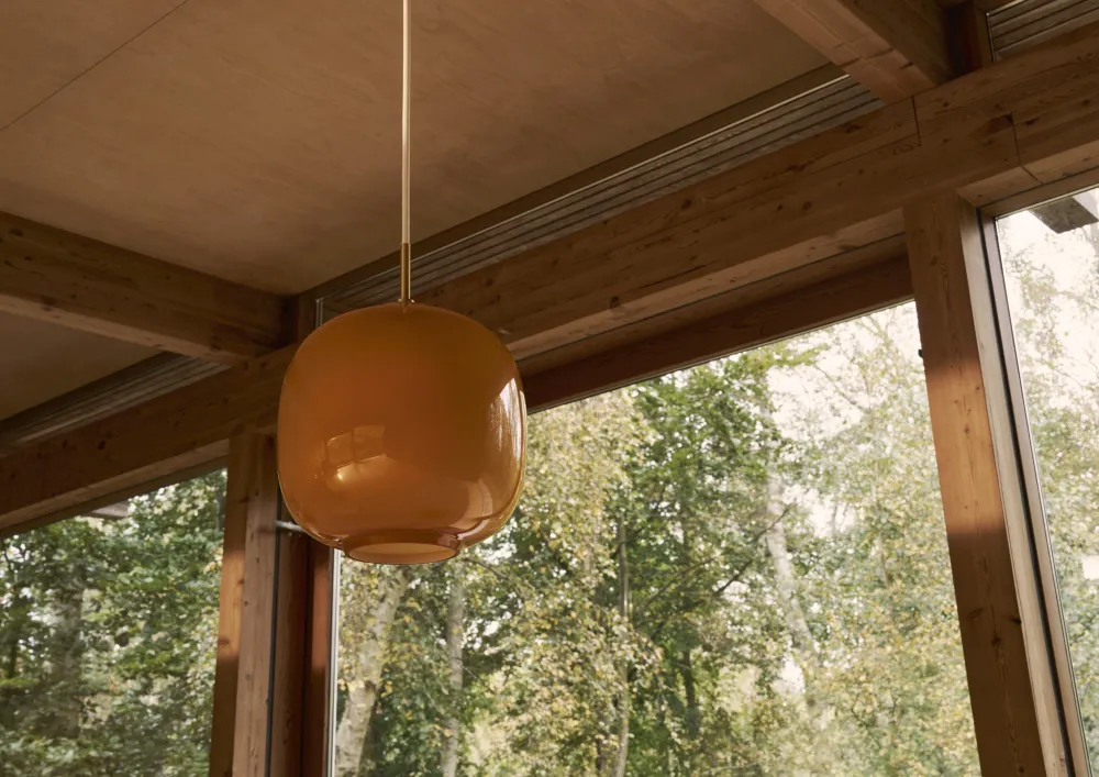 VL45 Radiohuspendel Ø175 Skinnende Amber