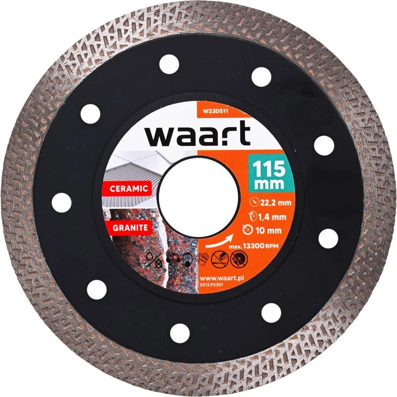 Waart diamantklinge flet 115 x 1,4 x 22,2 mm