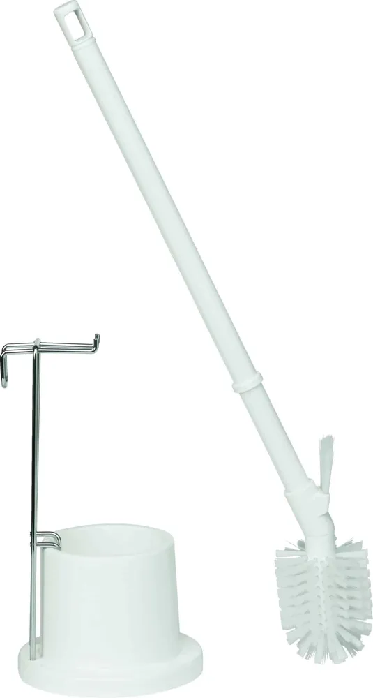 WC-børste solid m.skål og langt skaft Work Light