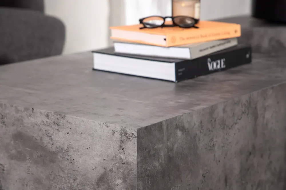 York sofabord 40 x 40 mørkegrå + sofabord 80 x 60 mørkegrå