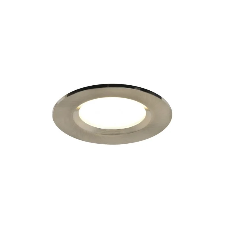 GoodHome Thorold LED-indbygningsspot 450 lm sølv, 3 stk.