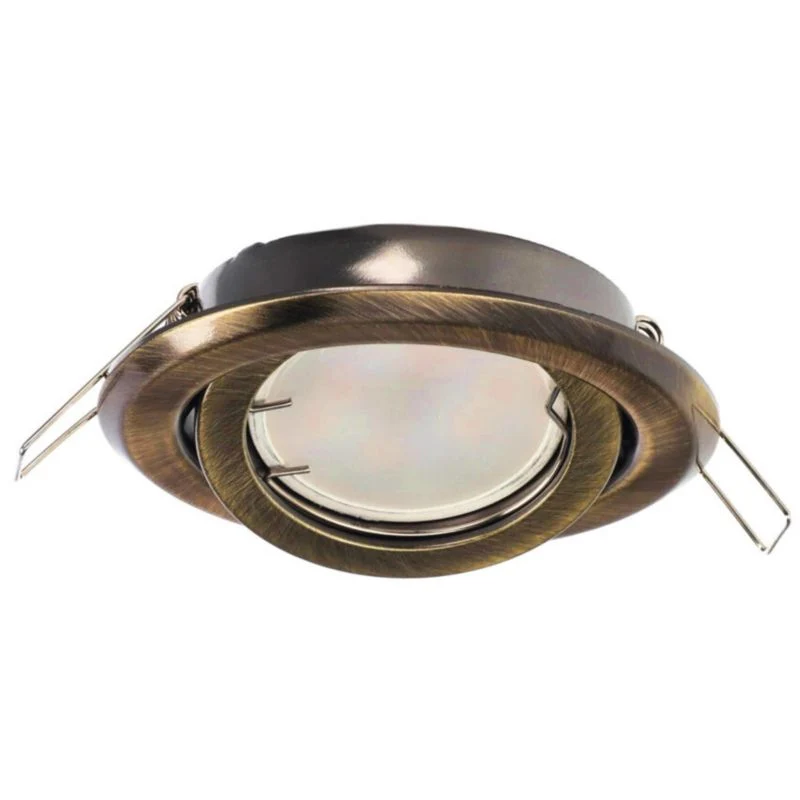Indbygningsspot Edo Daira Brass IP20 rund variable messing EDO777302 1 stk.