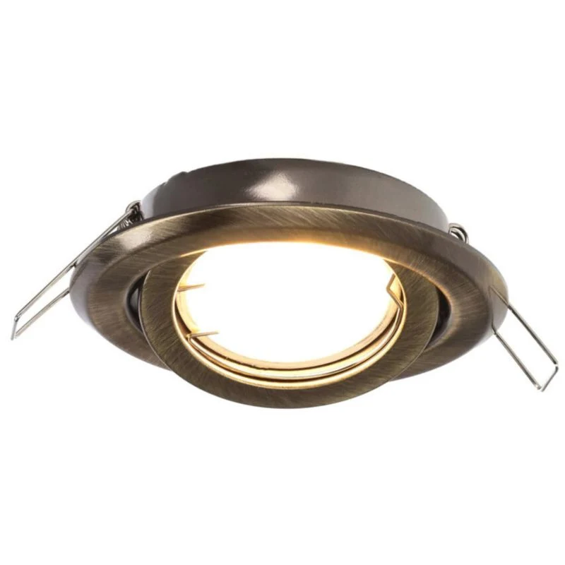 Indbygningsspot Edo Daira Brass IP20 rund variable messing EDO777302 1 stk.
