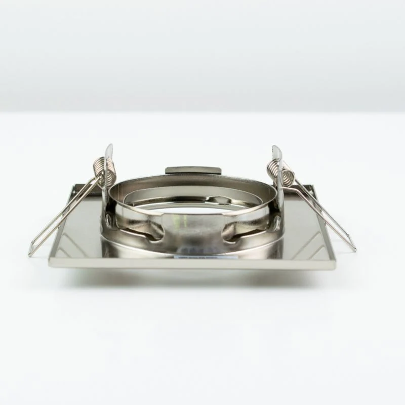 Indbygningsspot Edo Viera Nickel IP20 customizable kvadratisk i nikelfinish EDO777306, 1 stk.