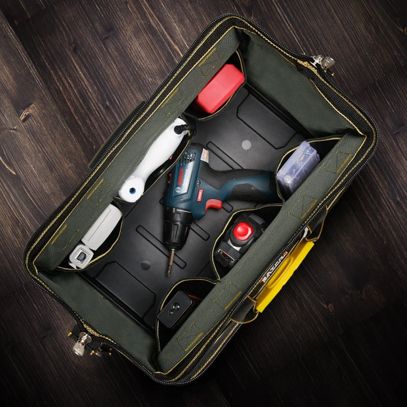 Professional Tool Bag | Multi-Pocket Workshop Storage 29x19x19cm