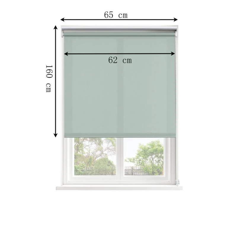 GoodHome Halo rullegardin 62 x 160 cm i vivid grøn