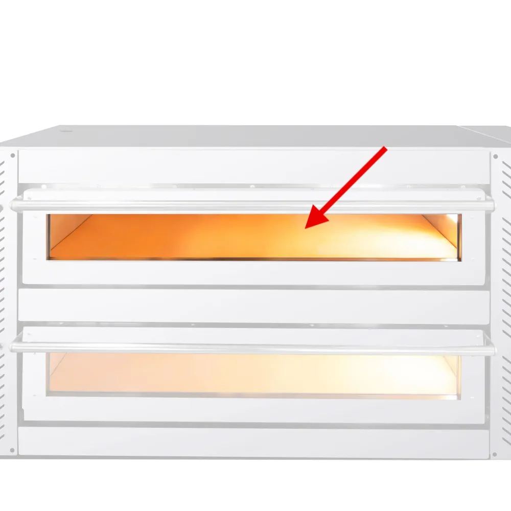 Udsigtsvindue - 690x100mm - til pizzaovne PDI34-V, PEI34 & PDI34