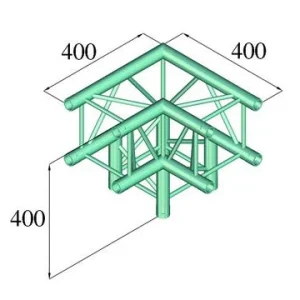 Alutruss DECOLOCK DQ4-PAL30 3-way Corner (90¡)